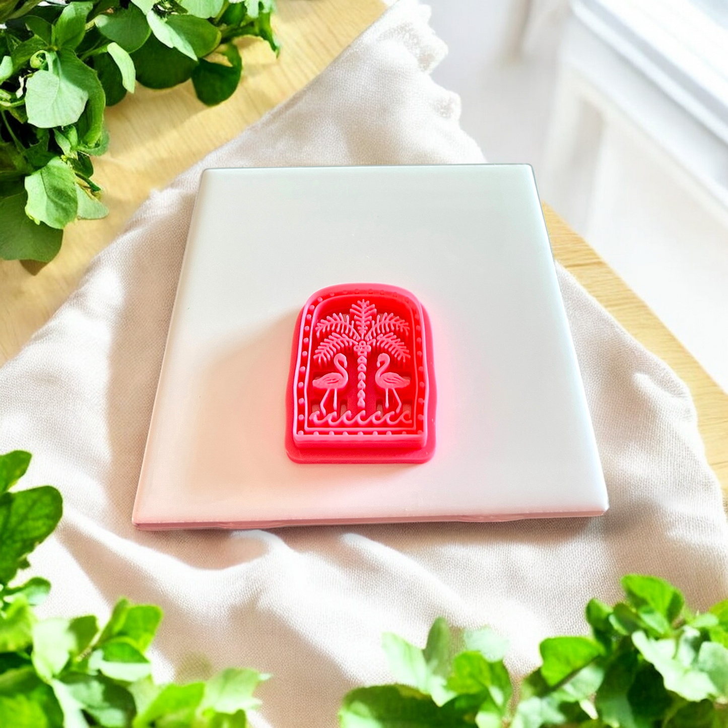 Tropical Flamingo Polymer Clay Cutter