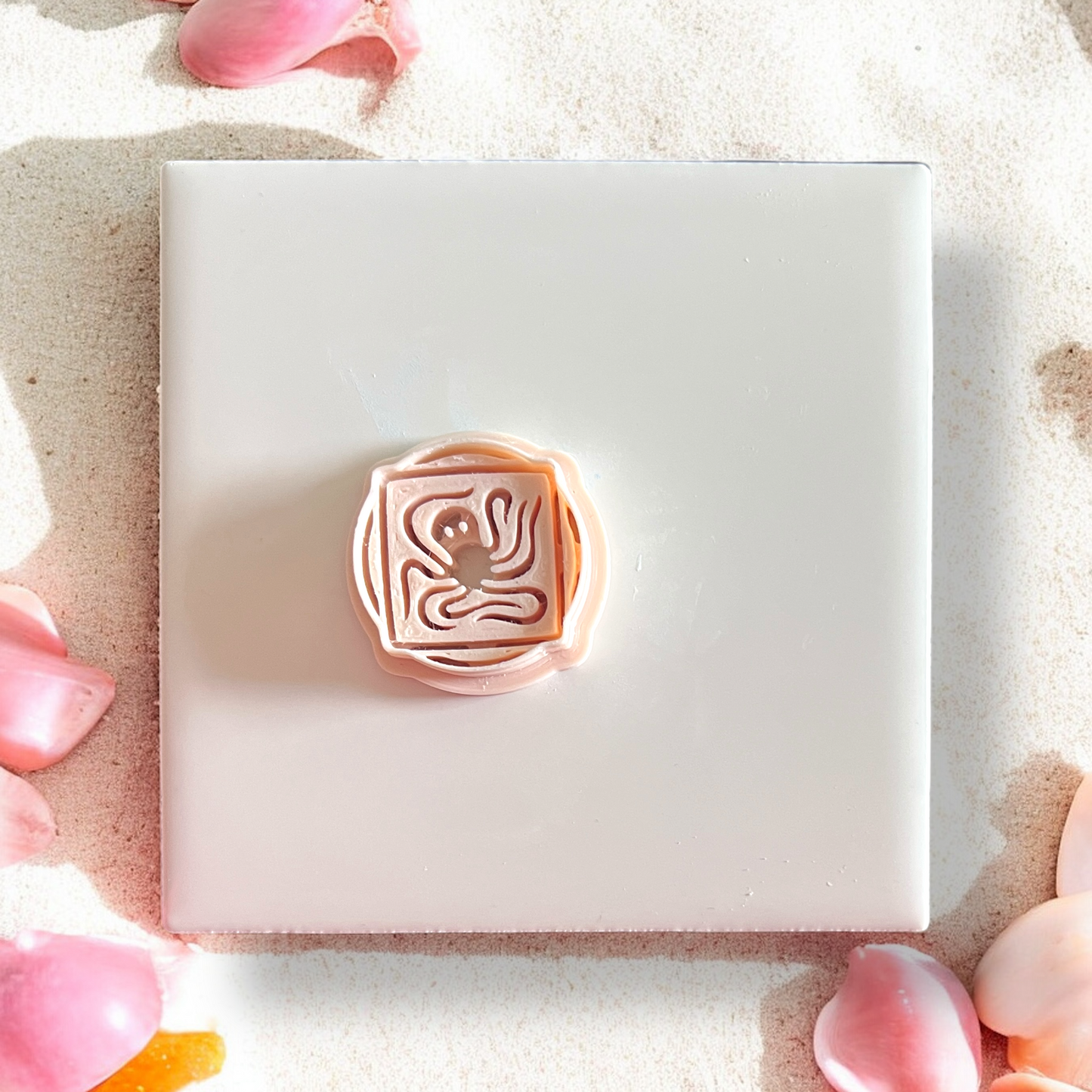 beach theme cutter, sea frame stamp, marine octopus mold