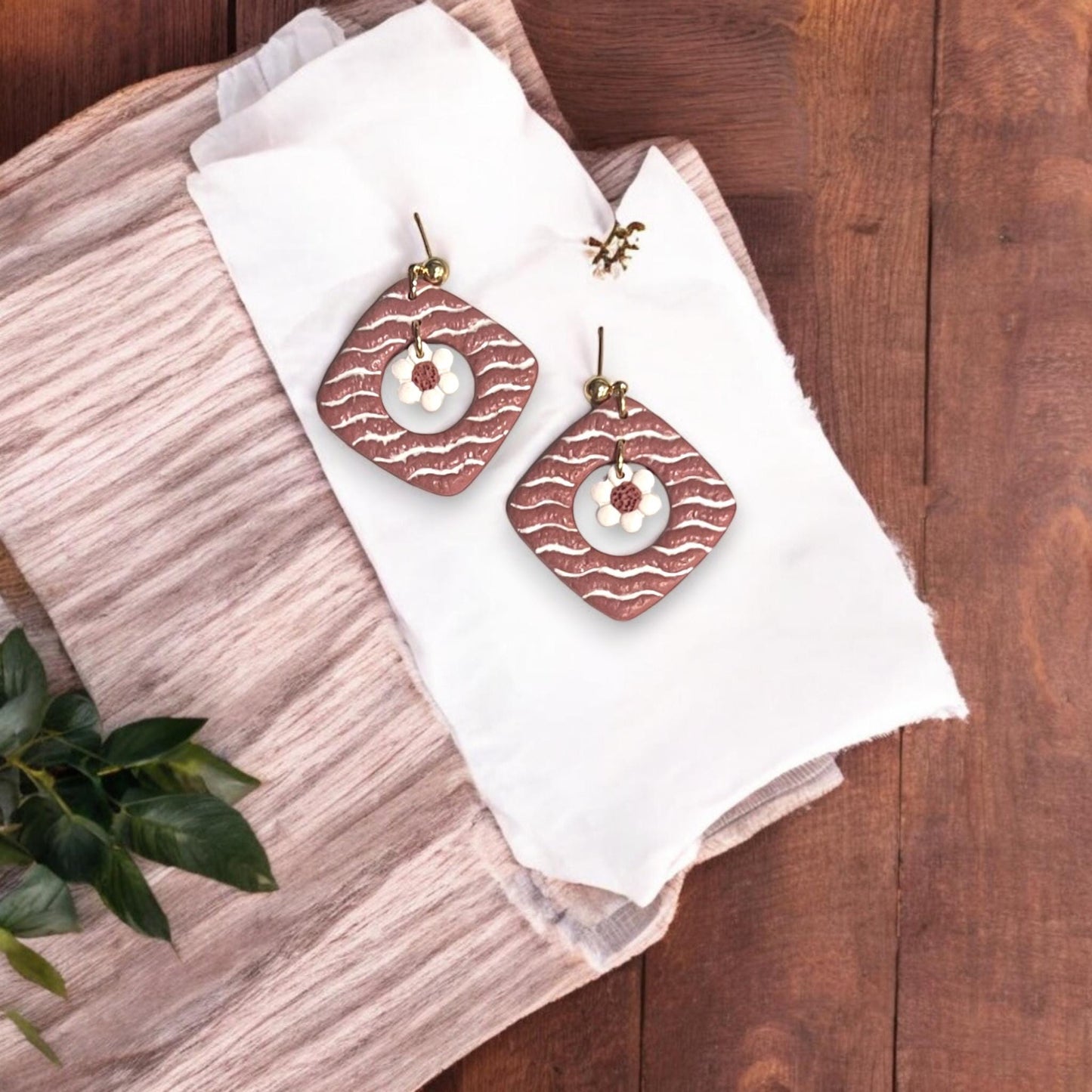 finished-earrings-made-with-donut-clay-cutte