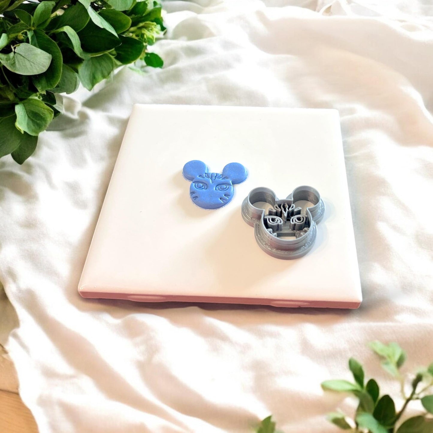 Clay piece and character cutter