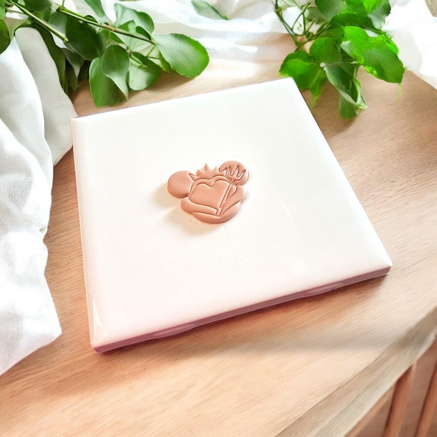 mouse heart clay cut