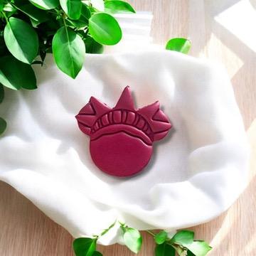 Large Liberty Crown polymer clay cutout, perfect for jewelry making and patriotic designs