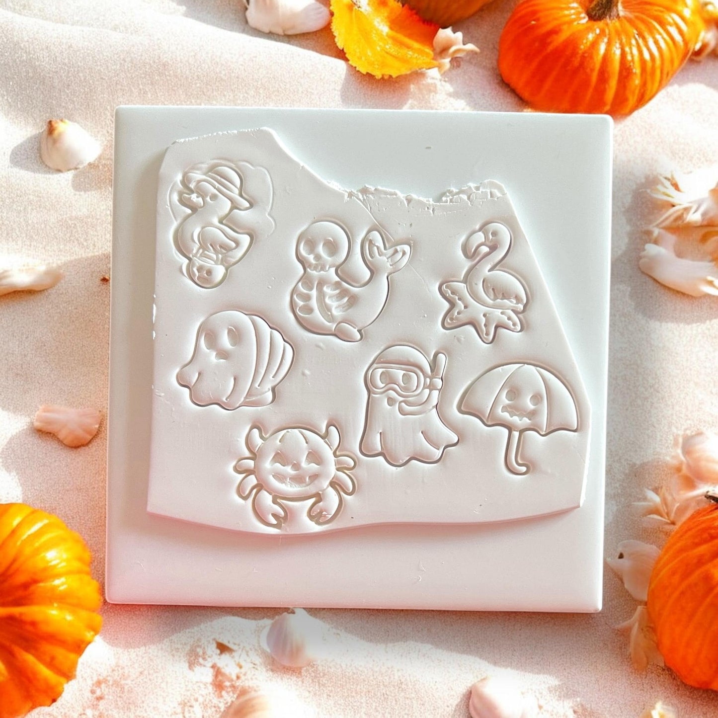 polymer clay cutter set for Halloween summer earrings