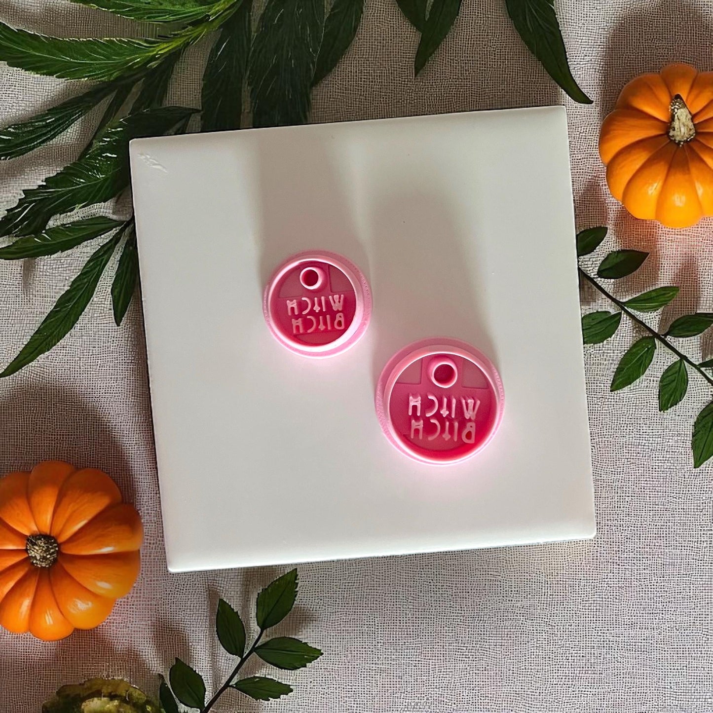 polymer clay cutter for halloween jewelry