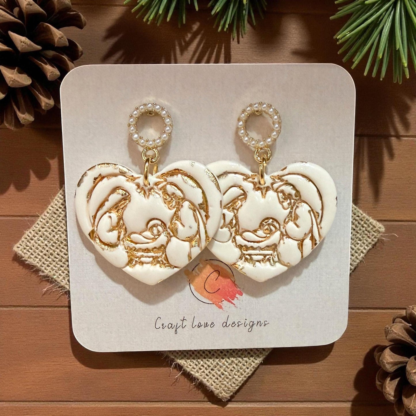 Nativity Heart Polymer Clay Cutter | Holy Family | Christmas Heart Cutter | Religious Holiday Design