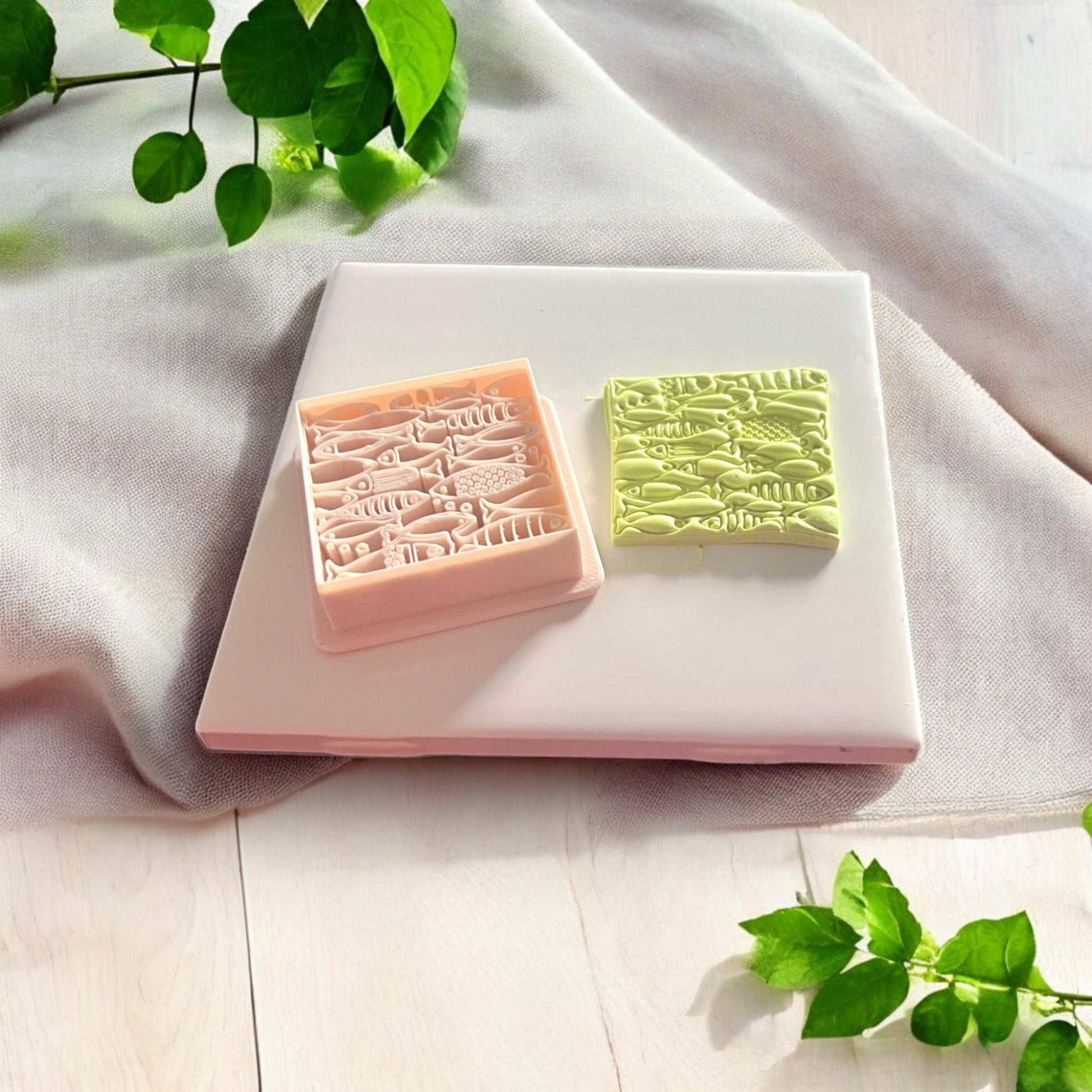 fish tile and clay cutter