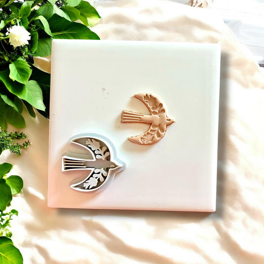 Scandinavian Folk Bird Clay Cutter | Boho-Inspired Jewelry Making Tool | Perfect for Charms, Pendants & Nature-Themed Creations