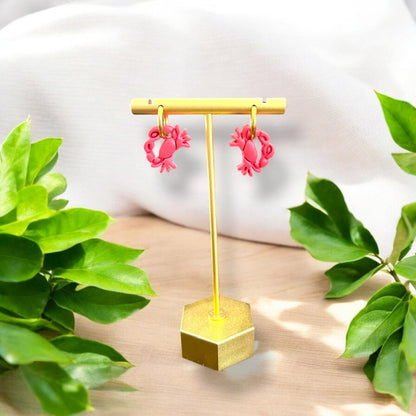 Adorable Crab Polymer Clay Earring Cutter – Coastal Vibes for Beach-Inspired Designs