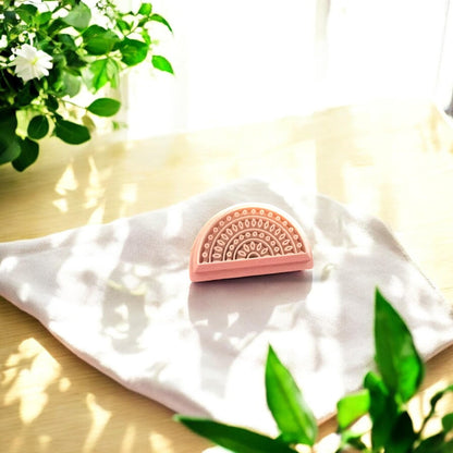 3-piece boho earring clay cutter set on white tile