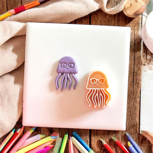 nerdy sea animal earring mold