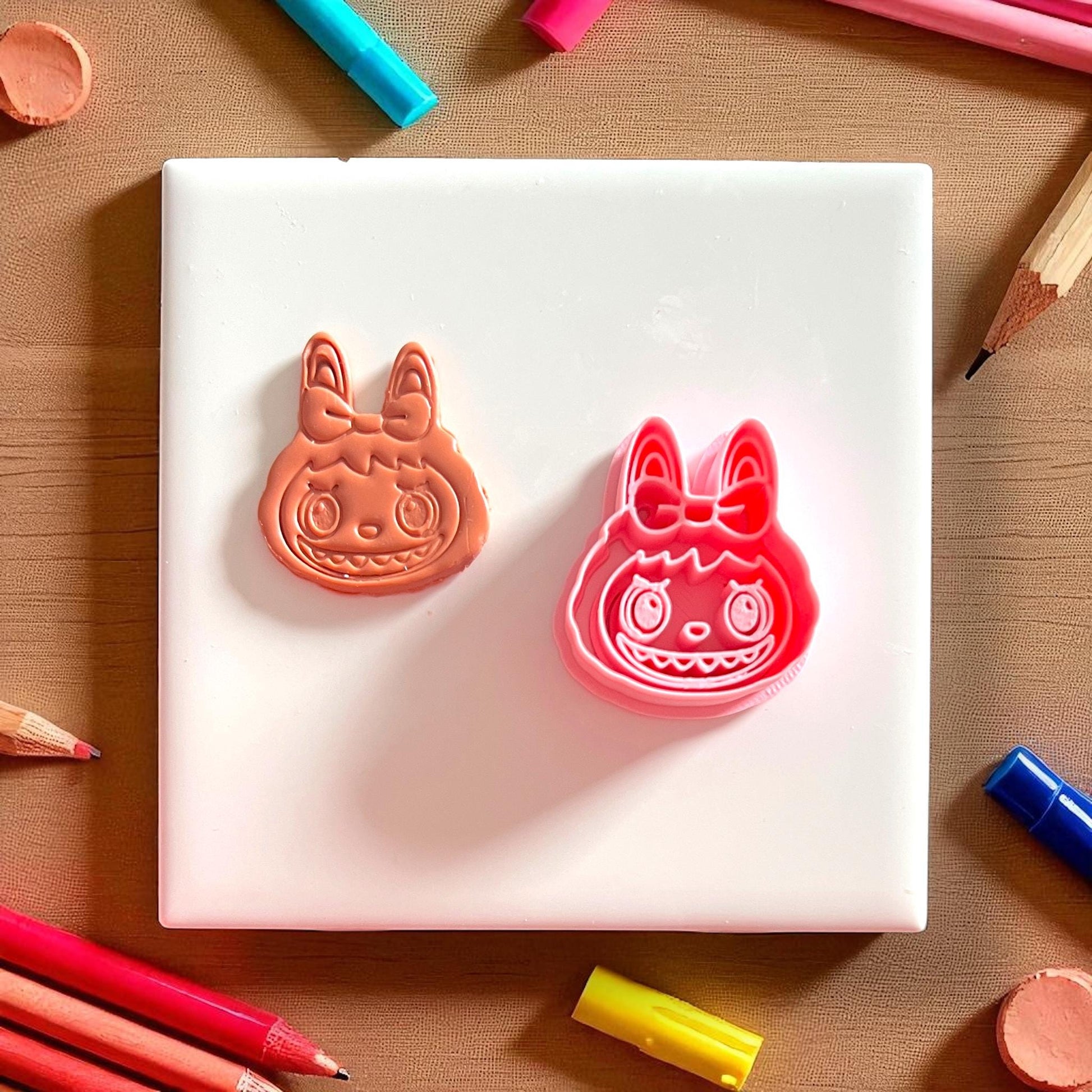 Monster girl bow head cutter and matching clay piece