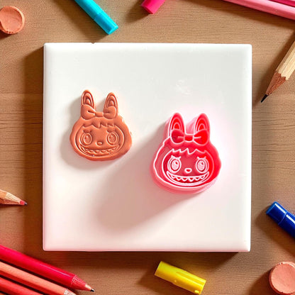 Monster girl bow head cutter and matching clay piece