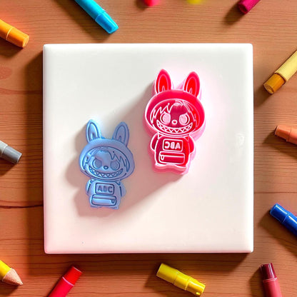 school monster and cutter side by side