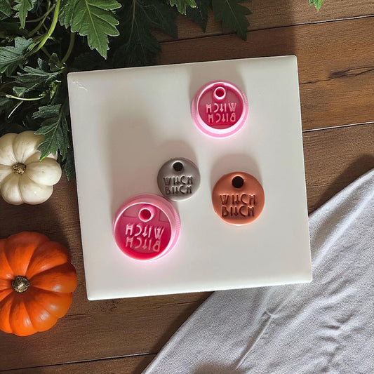 fun witch vibes clay charm cutter