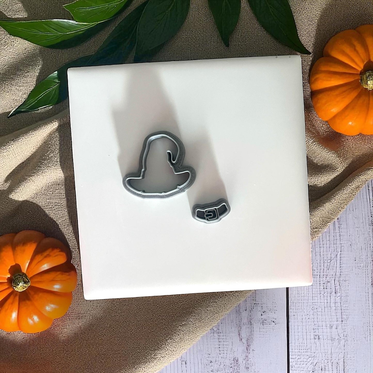 Witch Hat Clay Cutter – Halloween Polymer Clay Cutter with Belt Buckle Design