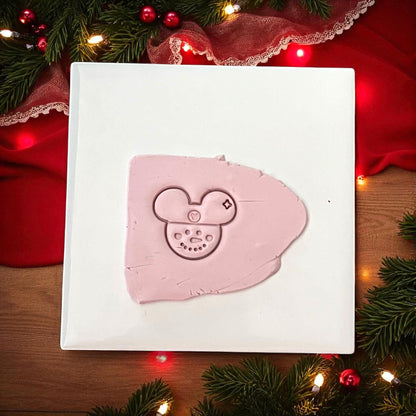 Christmas Mousy Snowman Clay Cutter – Festive Polymer Clay Tool for Holiday Jewelry and Craft Creations