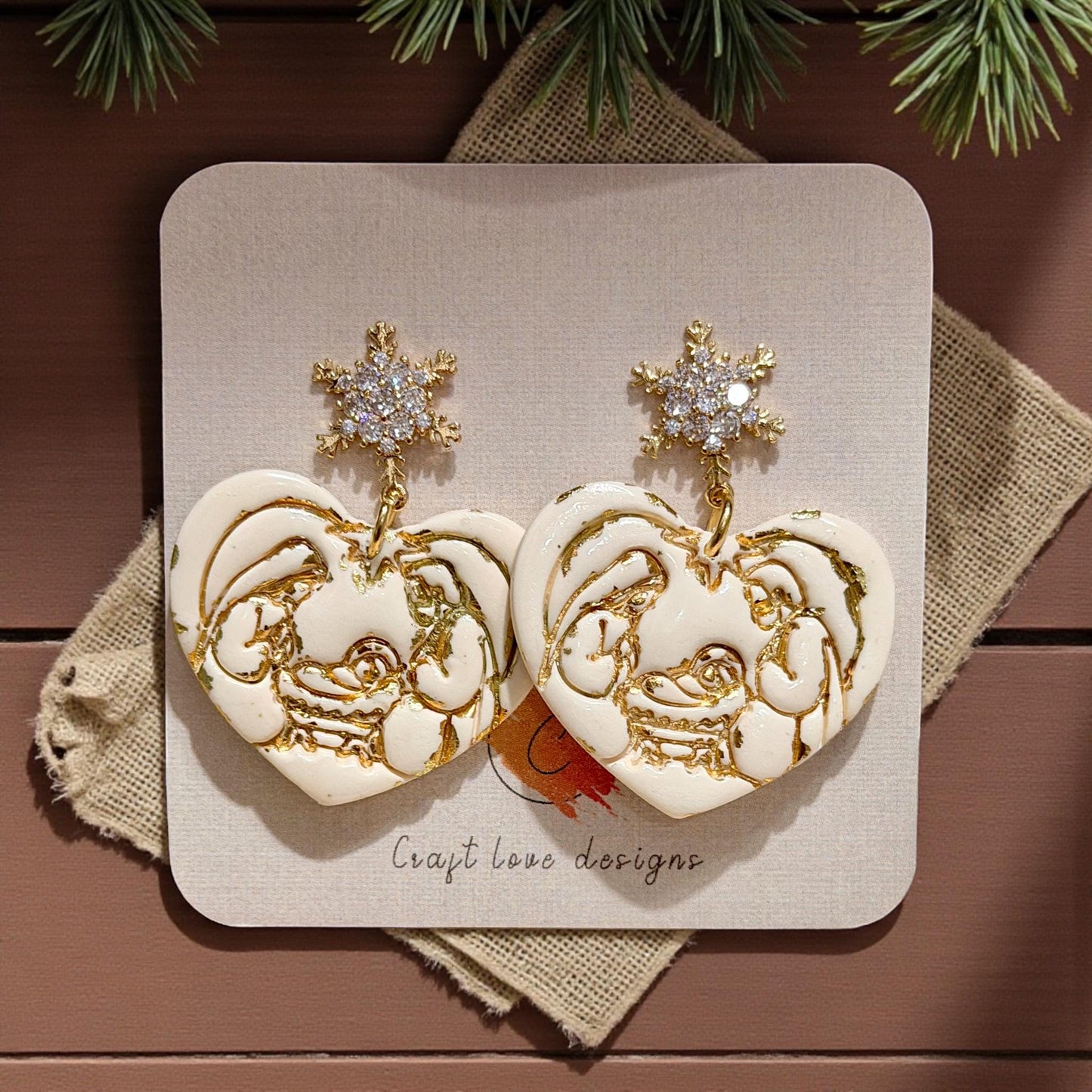 Nativity Heart Polymer Clay Cutter | Holy Family | Christmas Heart Cutter | Religious Holiday Design