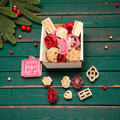 mystery box of polymer clay cutters