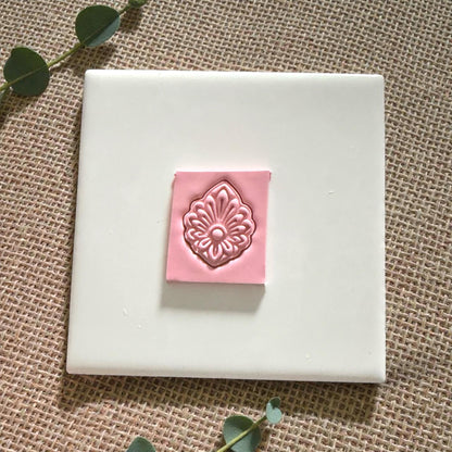 Boho Floral Teardrop Clay Cutter | Mandala Inspired Polymer Clay Tool | Detailed Petal Medallion Shape for Handmade Clay Jewelry