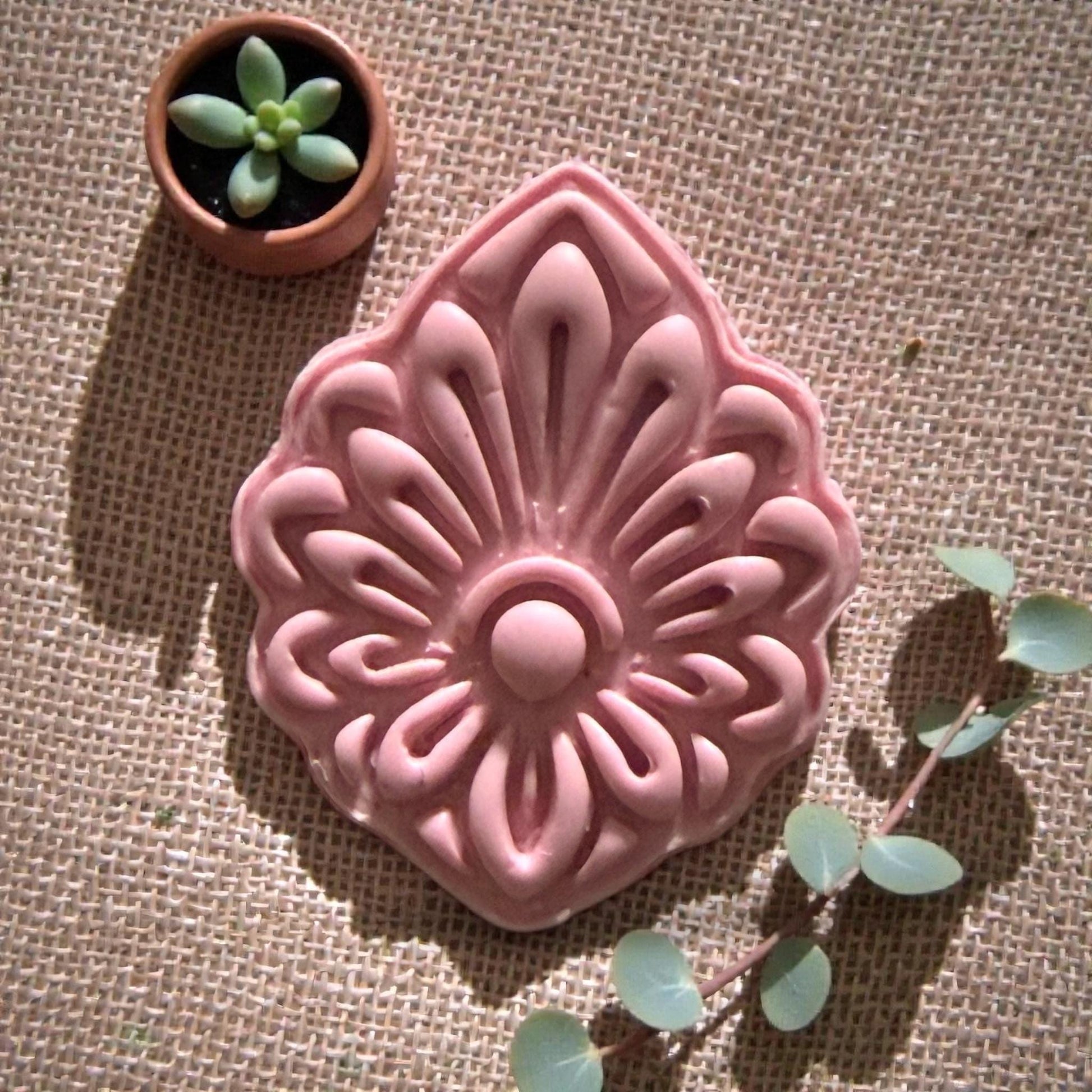Boho Floral Teardrop Clay Cutter | Mandala Inspired Polymer Clay Tool | Detailed Petal Medallion Shape for Handmade Clay Jewelry
