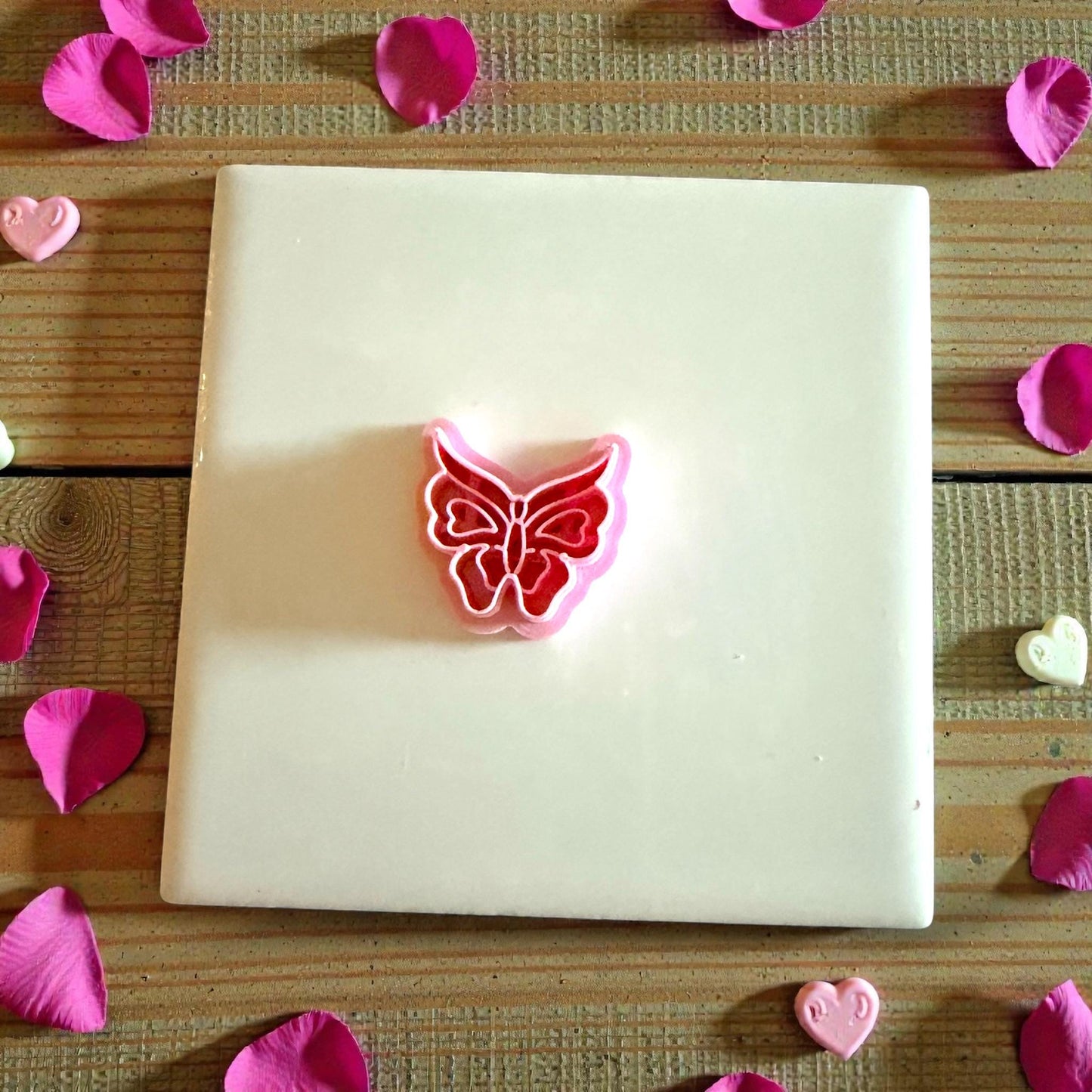 pink butterfly cutter