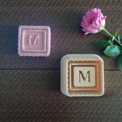 small and large letter m scallop cutters