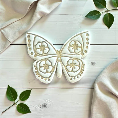 butterfly imprint polymer clay