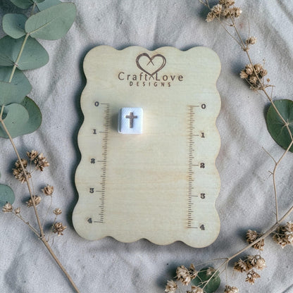 cross polymer clay cutter clay impression example