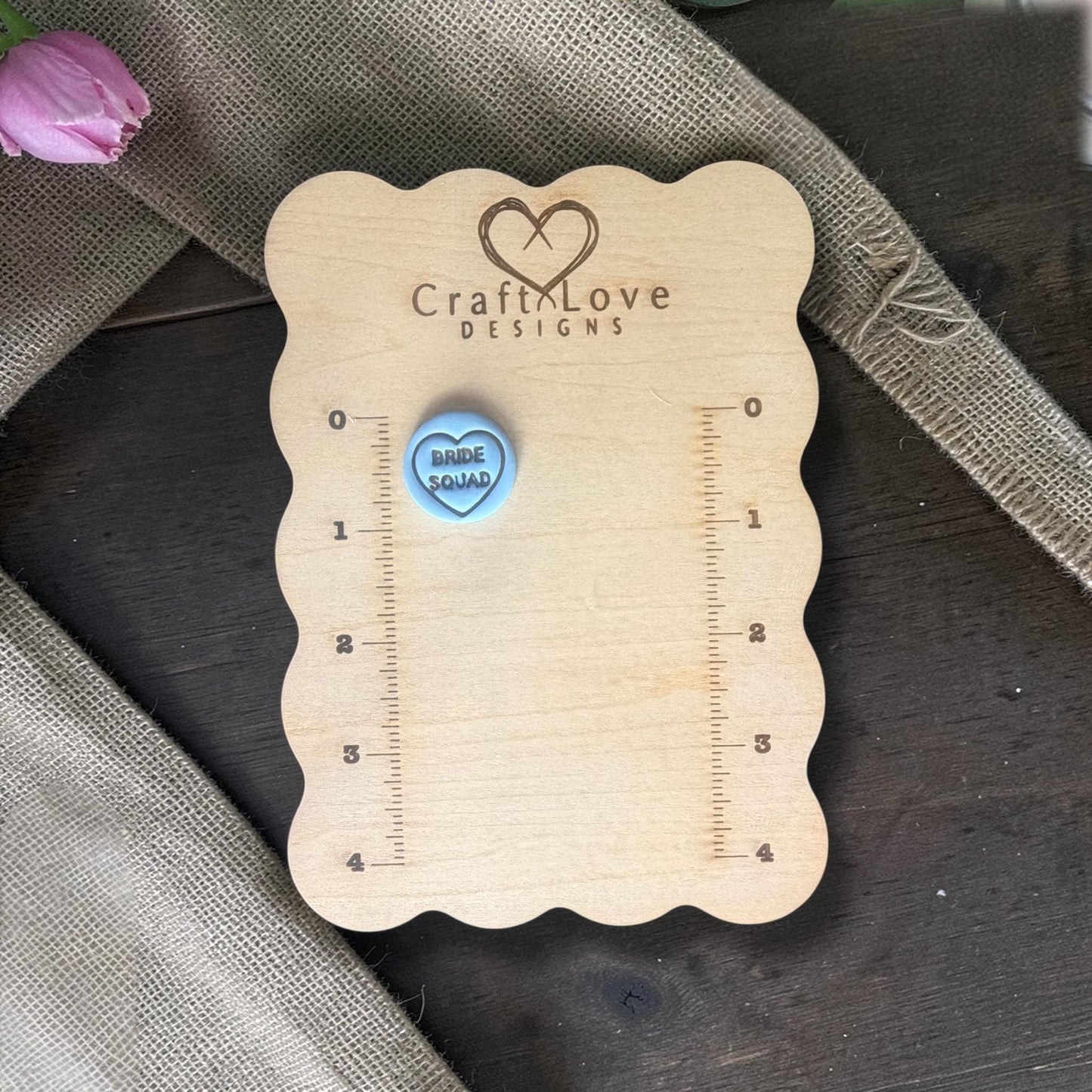 bride squad clay cutter finished clay example