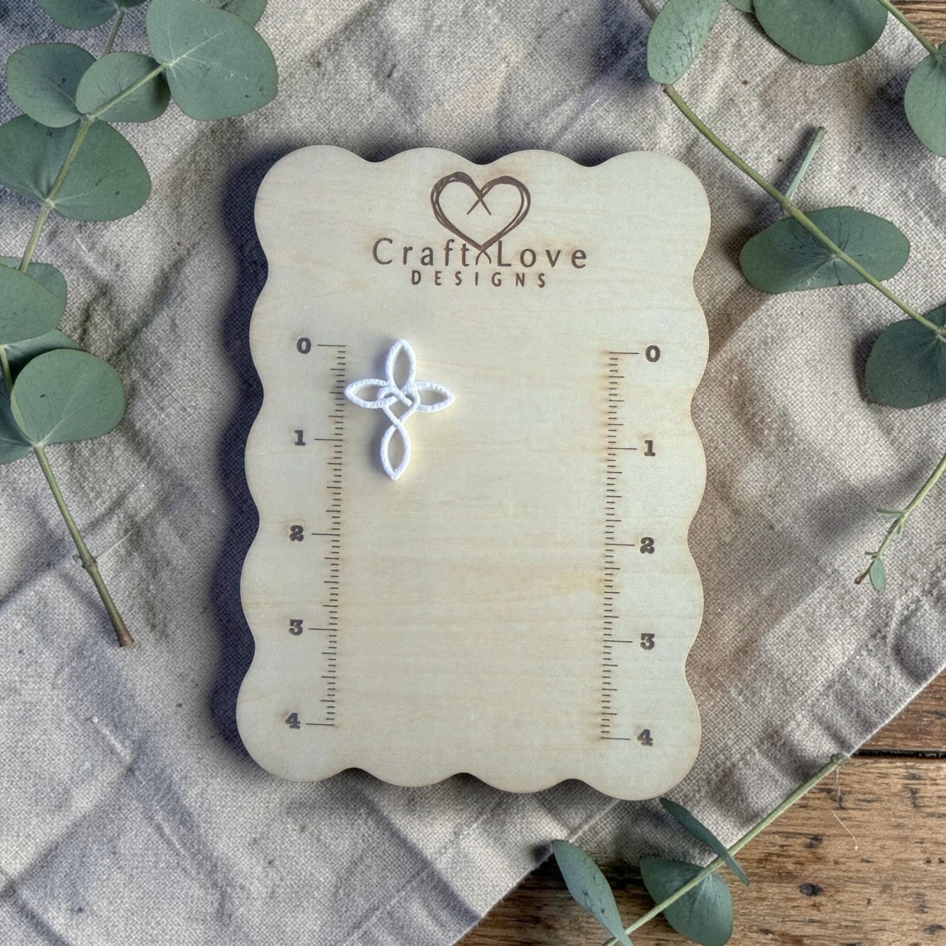 celtic knot heart cross clay cutter outline example