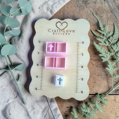 cross polymer clay cutter clay impression example