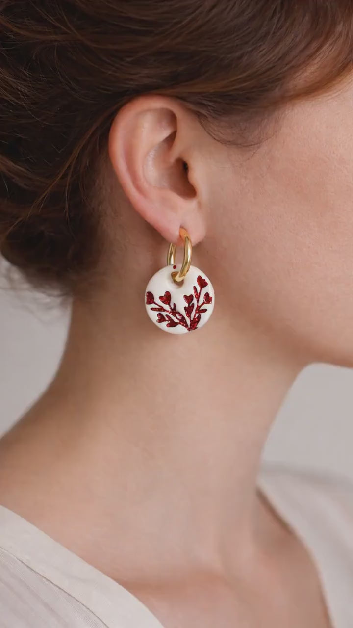 Love Collection Polymer Clay Huggy Charm Cutters • Heart Branch , Bow Heart, Heart Sunburst, Lattice Heart Pattern, Striped Heart, Heart Zia